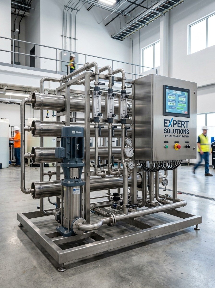 Commercial and industrial RO plant by Expert Solutions Kerala