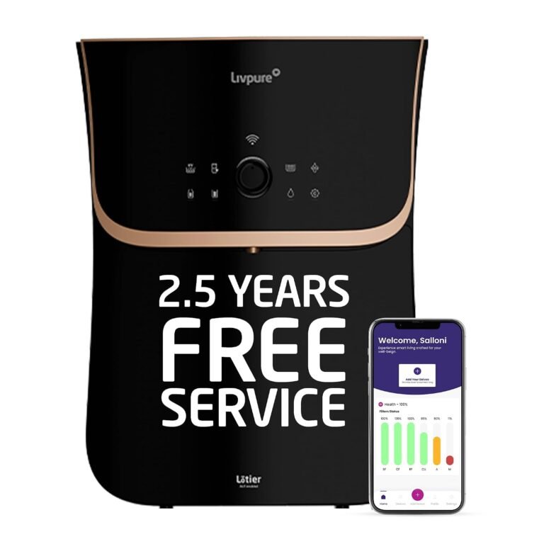 Livpure Lotier Smart Water Purifier | WiFi Enabled, TDS Display, AIOT