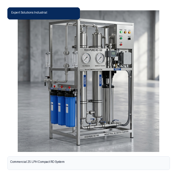 Commercial 25 LPH Compact RO System
