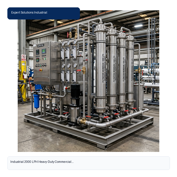 Industrial 2000 LPH Heavy-Duty Commercial Plant